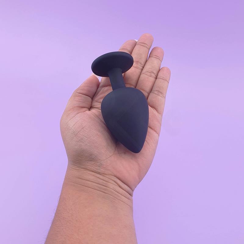 Plug Anal G Em Silicone Joia Sexy Import Cores Exclusiva