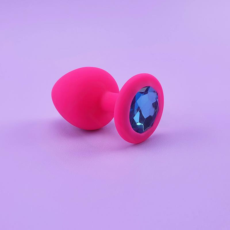 Plug Anal G Em Silicone Joia Sexy Import Cores Exclusiva