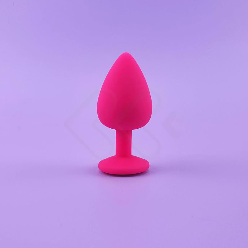 Plug Anal G Em Silicone Joia Sexy Import Cores Exclusiva