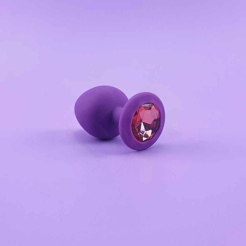 Plug Anal G Em Silicone Joia Sexy Import Cores Exclusiva