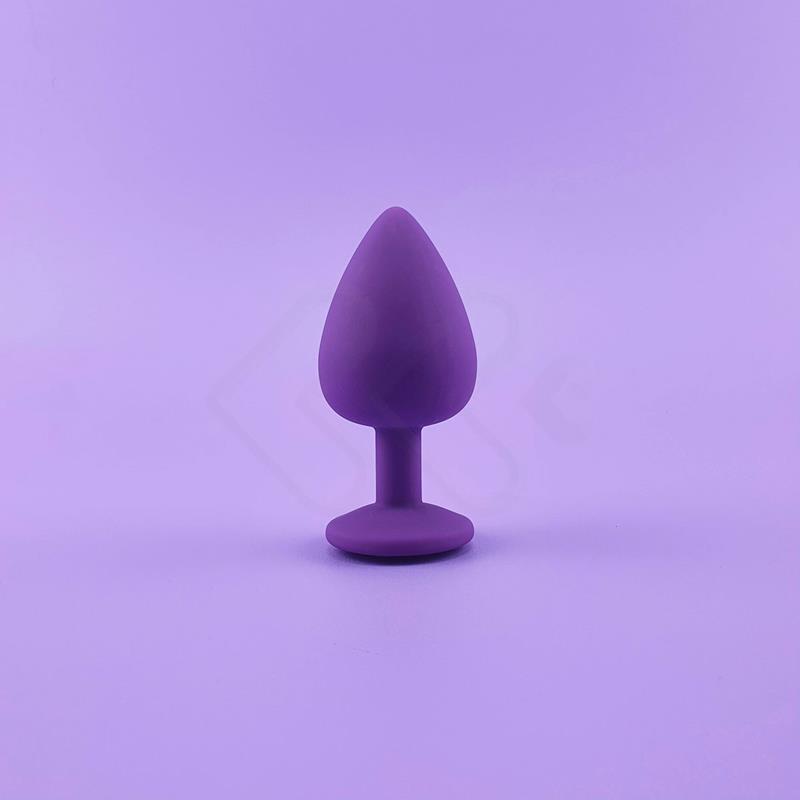 Plug Anal G Em Silicone Joia Sexy Import Cores Exclusiva
