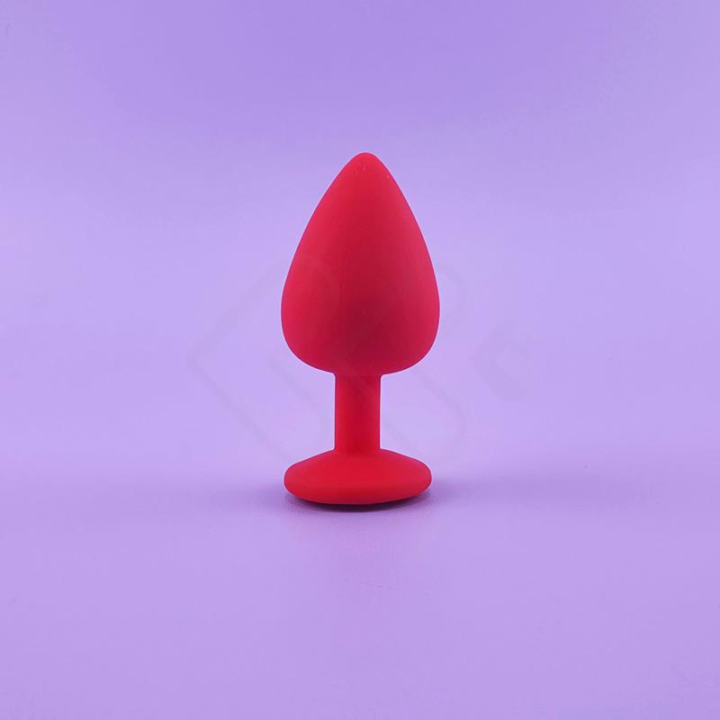 Plug Anal G Em Silicone Joia Sexy Import Cores Exclusiva