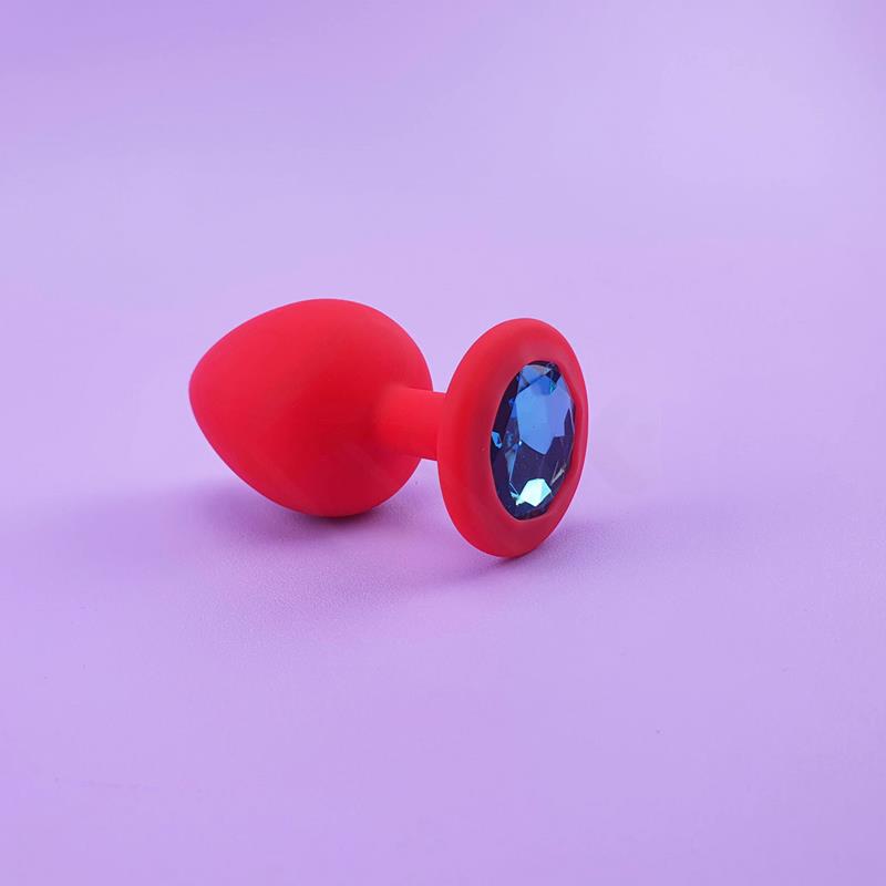Plug Anal G Em Silicone Joia Sexy Import Cores Exclusiva