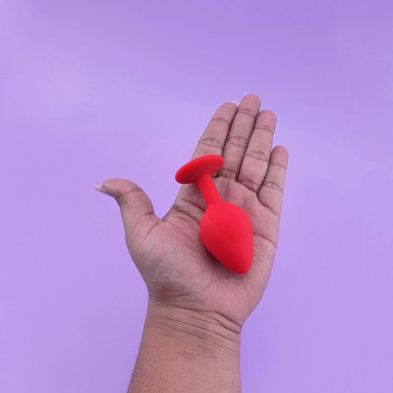 Plug Anal P Em Silicone Joia Sexy Import Cores Exclusiva