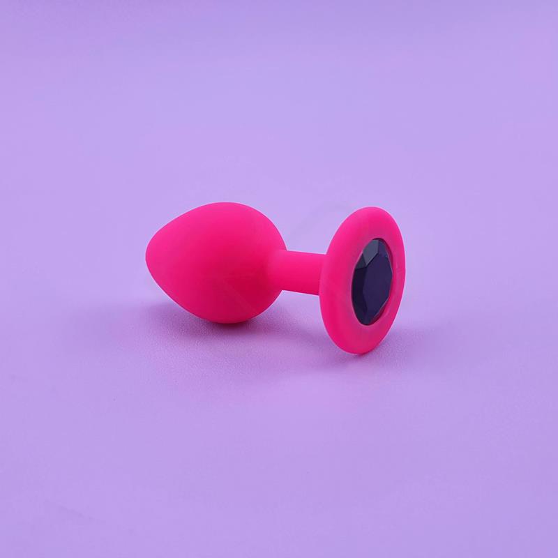 Plug Anal P Em Silicone Joia Cores Exclusiva Sexshop