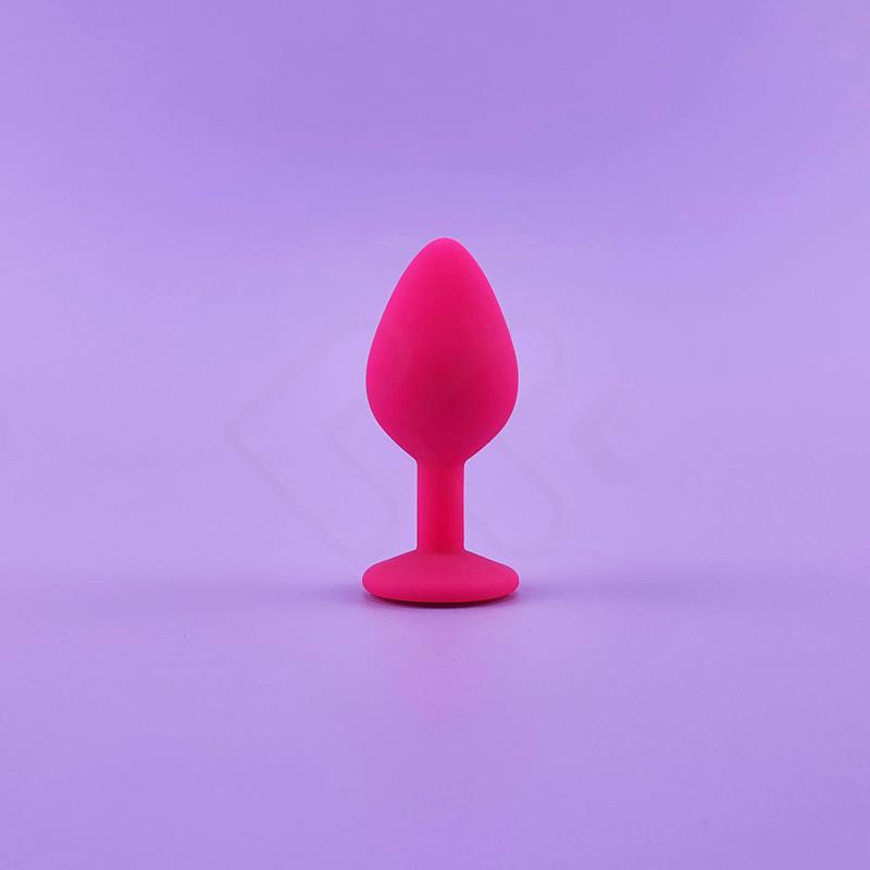 Plug Anal P Em Silicone Joia Cores Exclusiva Sexshop