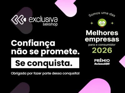 Prêmio Reclame Aqui 2026 - Exclusiva Sex Shop!