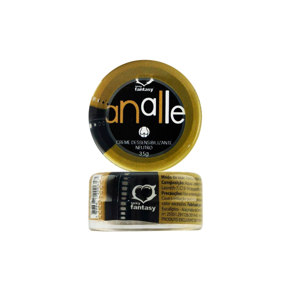 Analle - Pomada Anestésica para Sexo Anal - 3,5 g - 1