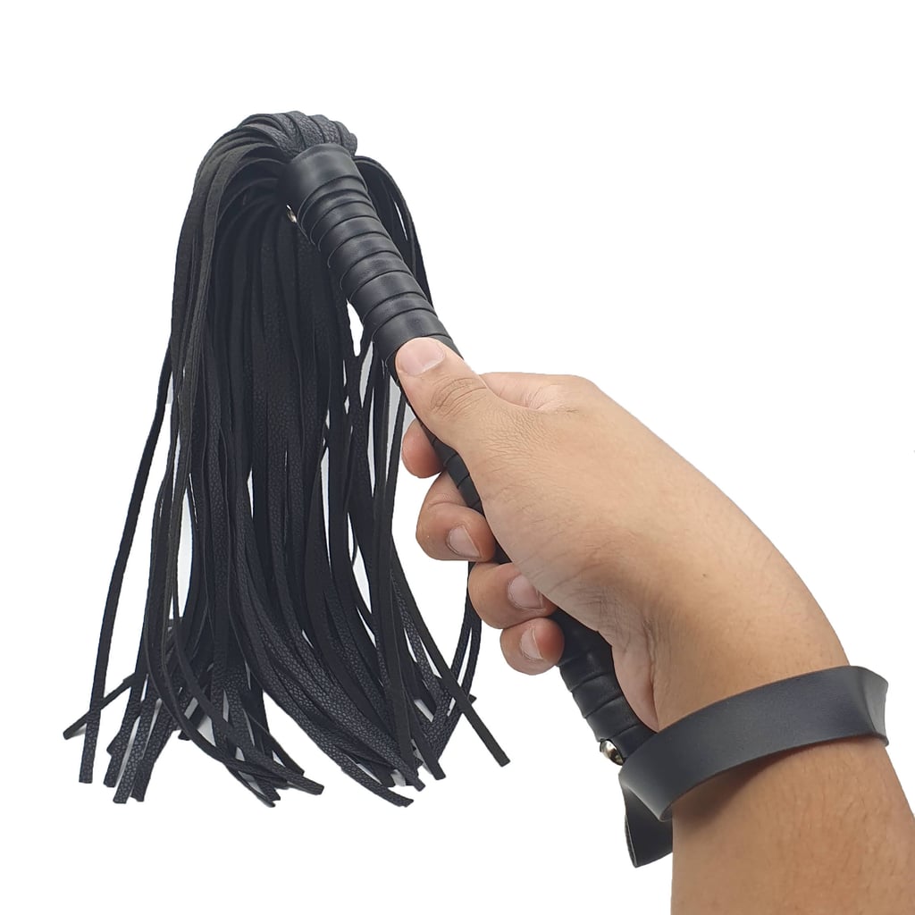 Chicote de Couro Sintético com 80 Tiras - 3