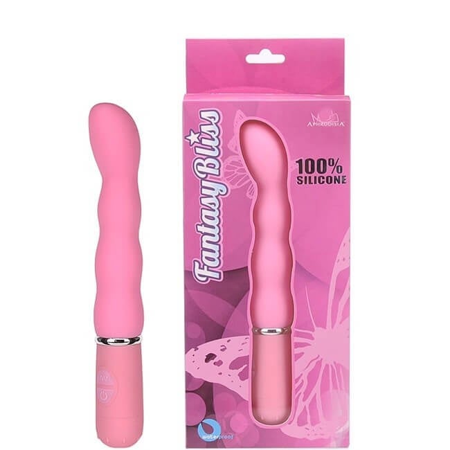 Fantasy Bliss - Vibrador Para Ponto G com 10 Velocidades a Prova D' Água - 21,3 x 3,1 cm | Cor: Rosa - 1