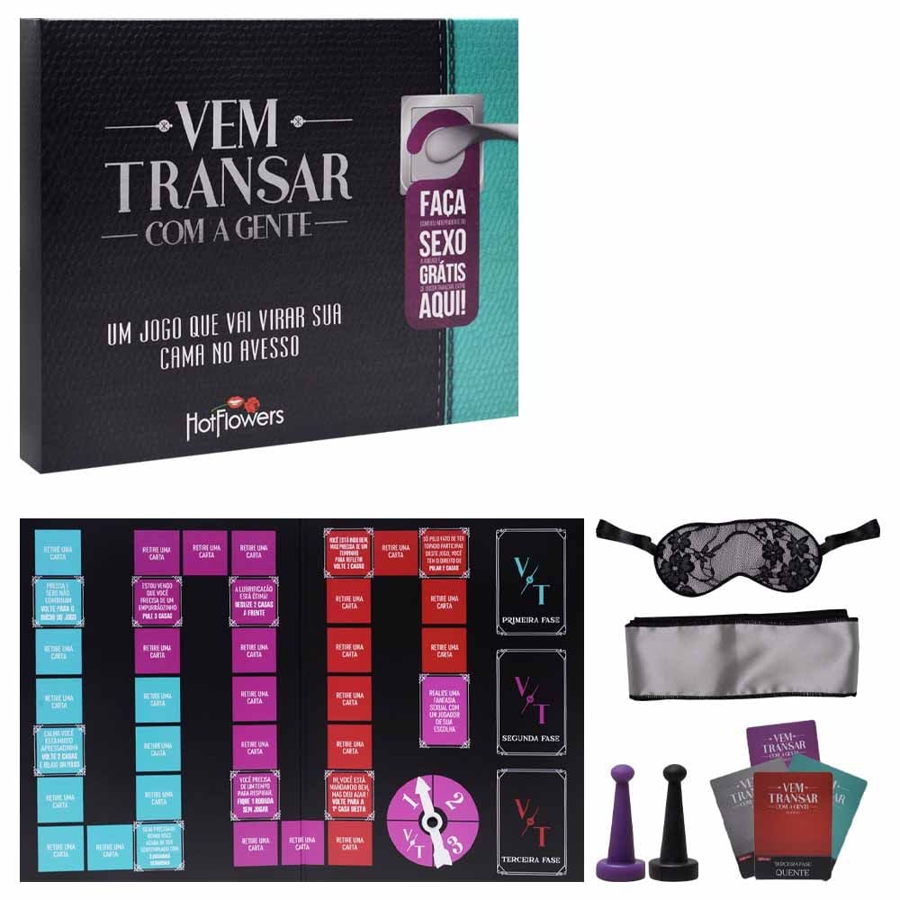 Jogo Vem Transar com a Gente - Hot Flowers - 1