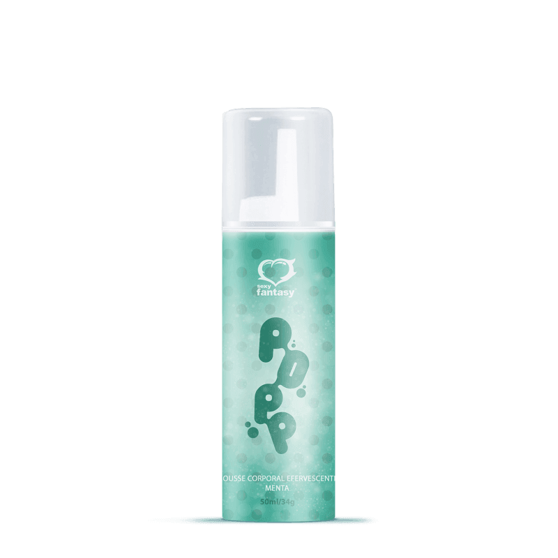 Popp - Mousse Corporal Efervescente com Efeito Refrescante | Aroma: Menta - 1