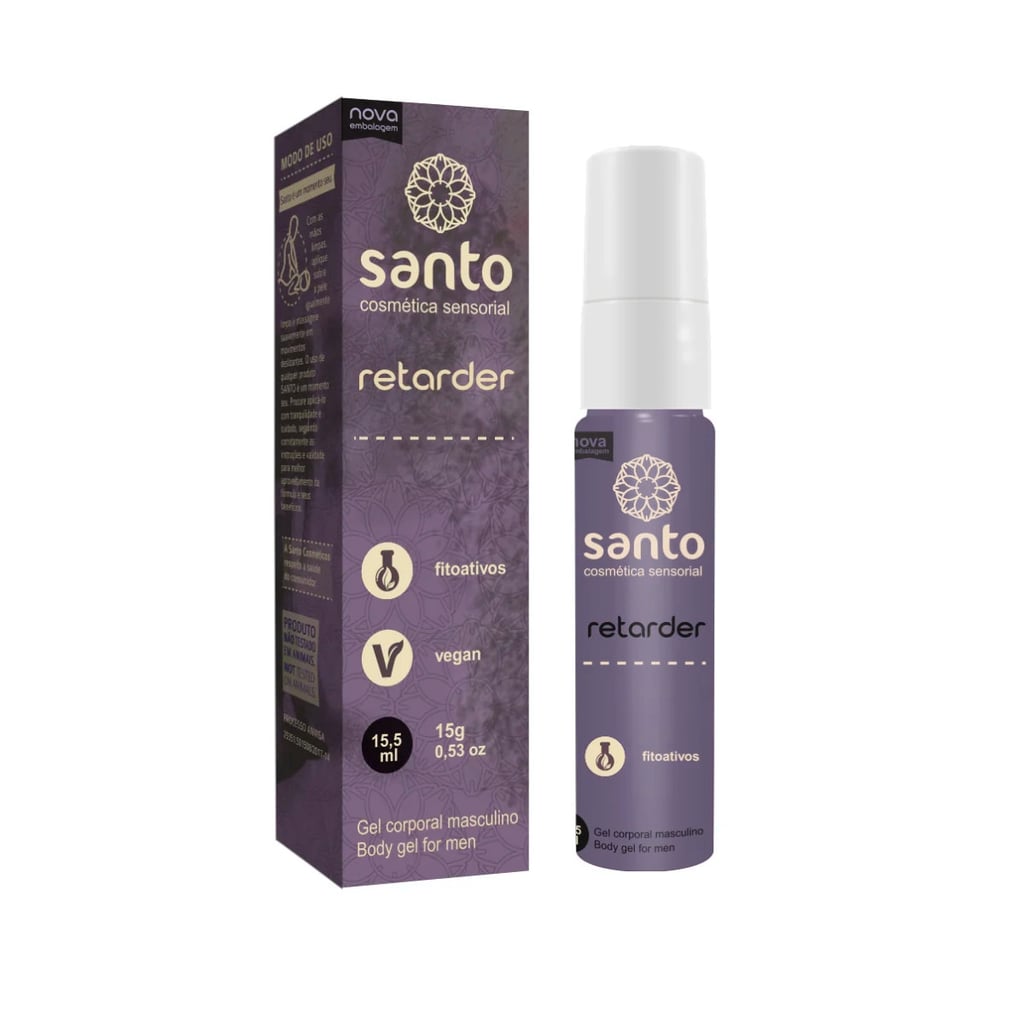 Gel Retardante de Ejaculação e Prolongador de Ereção - Santo Cosméticos Funcionais Retarder | 15g - 1