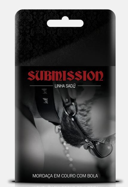 Submission - Mordaça em Couro com Bola - 1