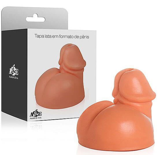 Tapa Latas em Formato de Pênis - Adão & Eva - 1