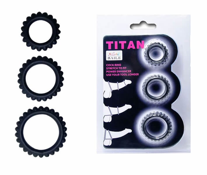 Titan - Kit com 3 Anéis Penianos - 1