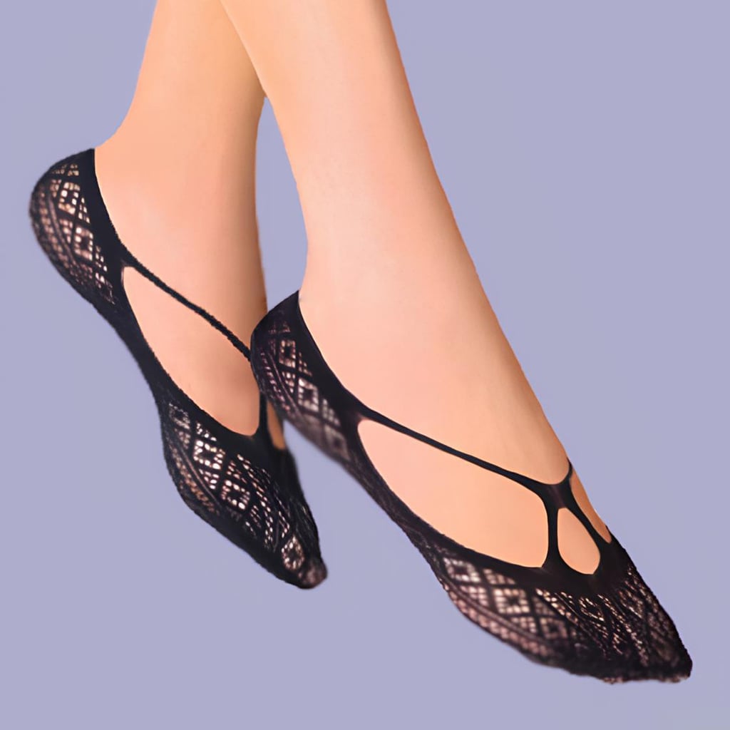 Sapatilha em Renda Geométrica - Yaffa Lingerie | Tamanho Único - 1