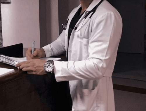 Sem jaleco na Confraternização da Firma