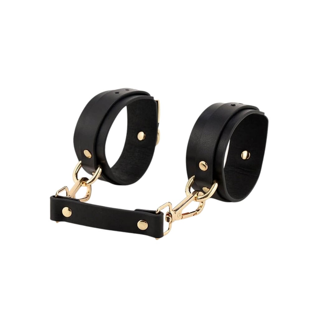 3R Import - Kit Bondage com 9 Itens em Couro e Metal Leve - 3