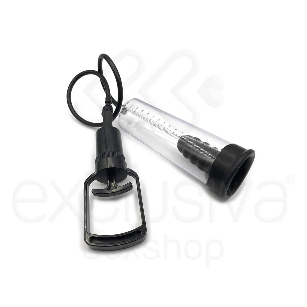 Q Toys Vacuum Pump - Bomba Peniana Manual - 20,5 cm - 2