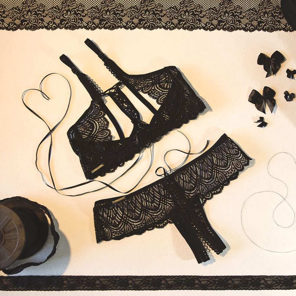 Amor e Sedução - Conjunto Leona em Renda | Disponível em 4 Tamanhos - 3