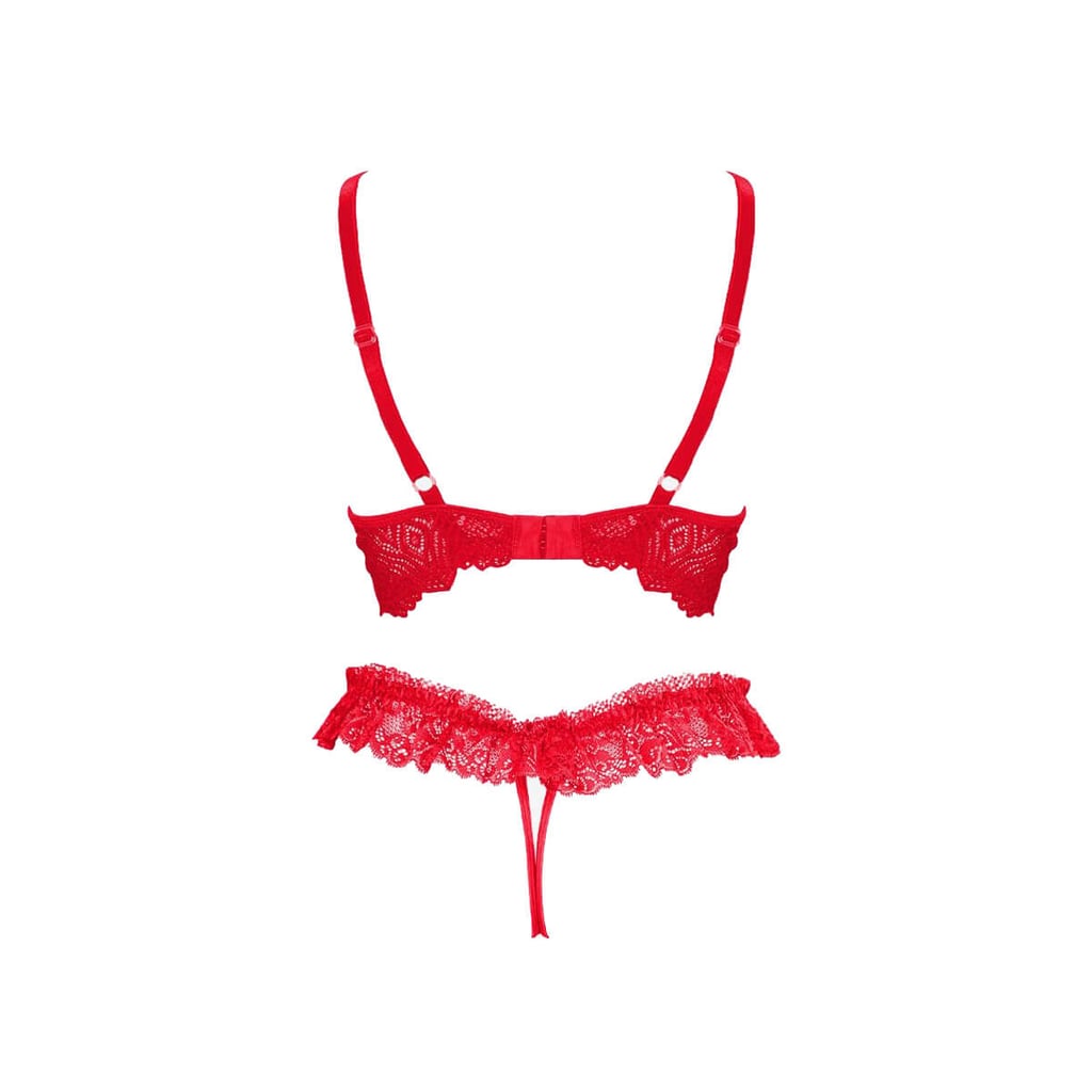 Amor e Sedução - Conjunto Nayara com Sutiã e Fio Dental em Renda | Disponível em 4 Tamanhos e 2 Cores - 5