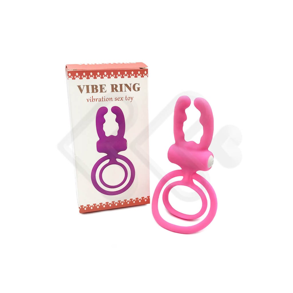 Anel Peniano Duplo com Hastes Estimuladoras e Cápsula Vibratória - Vibe Ring | 12,4 x 6 cm | Disponível em 3 Cores - 9