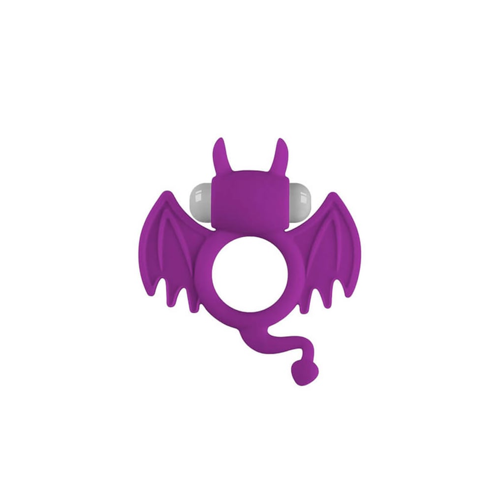 Anel Peniano com Estimulador Clitoriano em Formato de Morcego com Vibração Única - 1