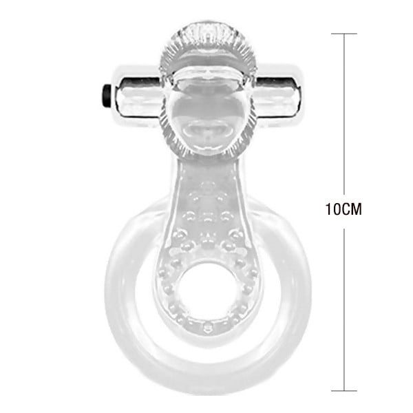 Anel Peniano com Língua, Capsula Vibratória e 7 Vibrações - G.I. Jack Vibrating Cock Ring With Tongue | 10 x 5,2 cm - 3