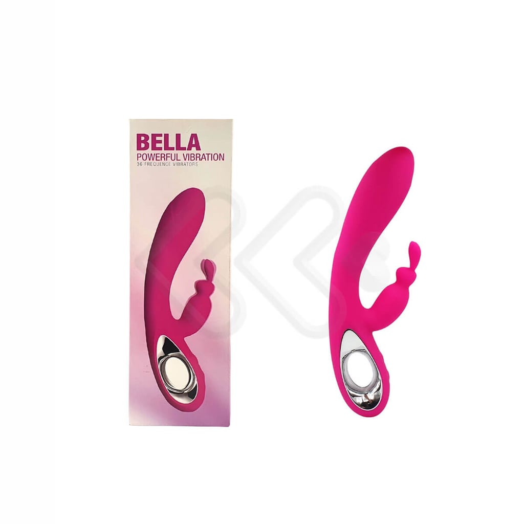 Vibrador de Ponto G com Estimulador Clitoriano em Formato de Coelho e 36 Modos de Vibração - 11,6 x 3,3 cm - 1