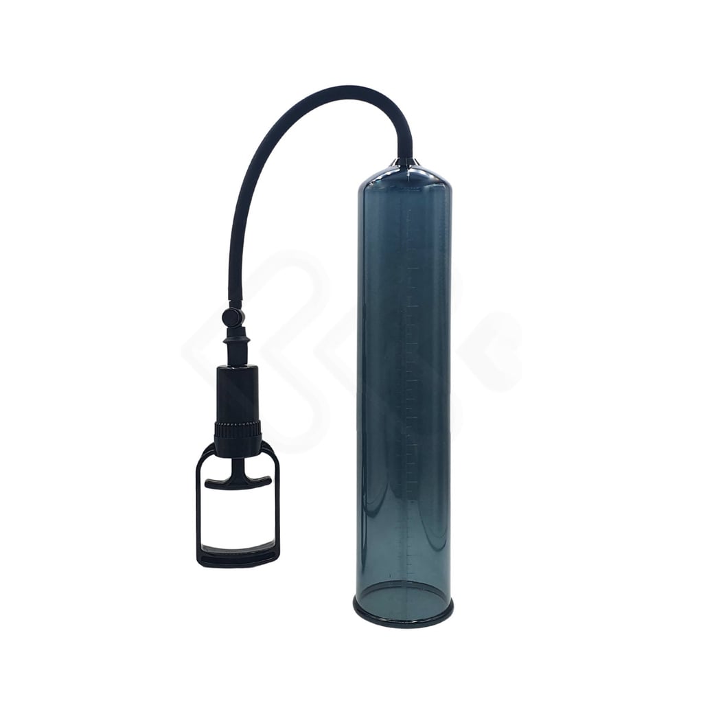 Bomba Peniana Manual Fumê com Manopla de Bombeamento e Válvula de Descompressão do Ar - ClassiUp LuvPump | 32 x 6,1 cm - 7