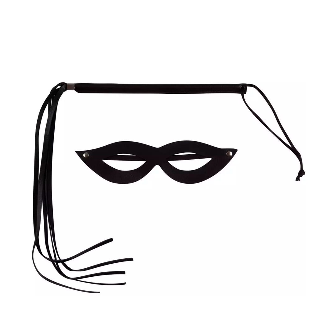 Brasil Fetiche - Kit Dominadora com Chicote e Máscara | Cor: Preto - 1