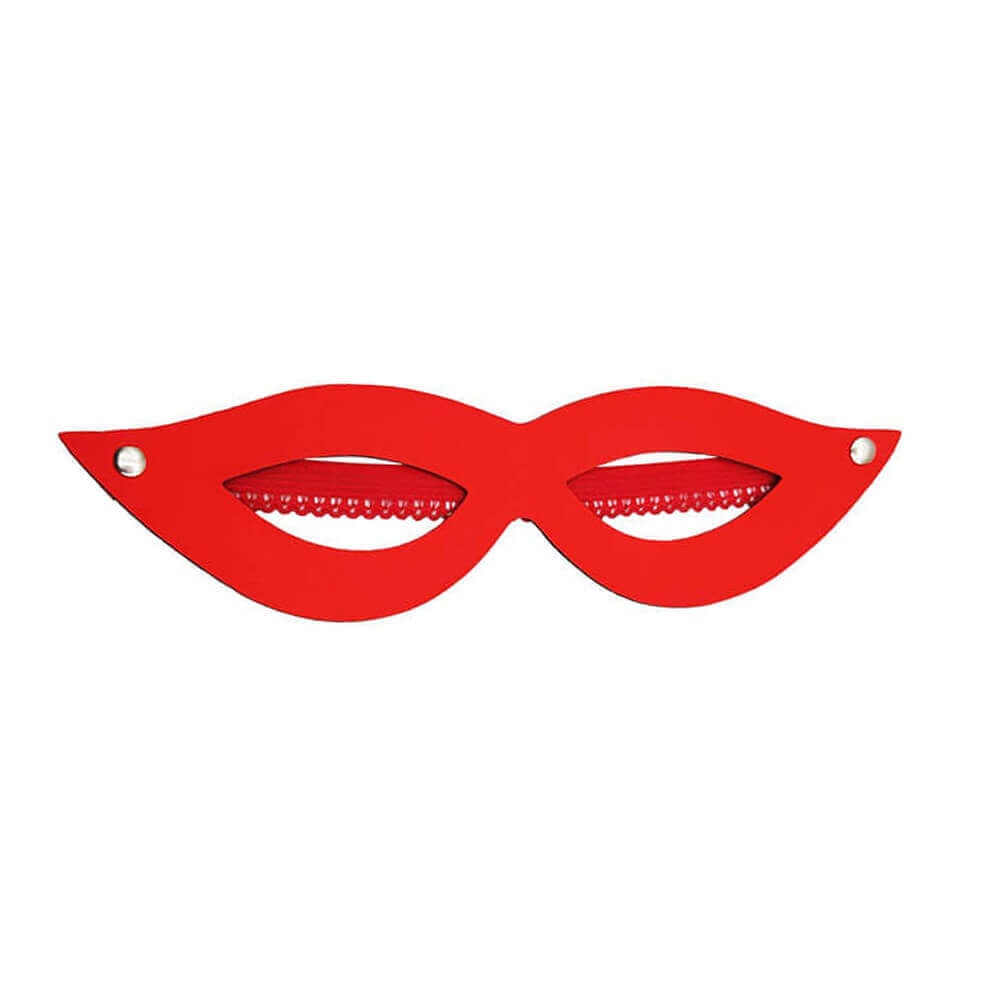 Kit Tiazinha Máscara e Chibata com Alça Feito em Couro Sintético - Brasil Fetiche | Disponível em 5 Cores - 7