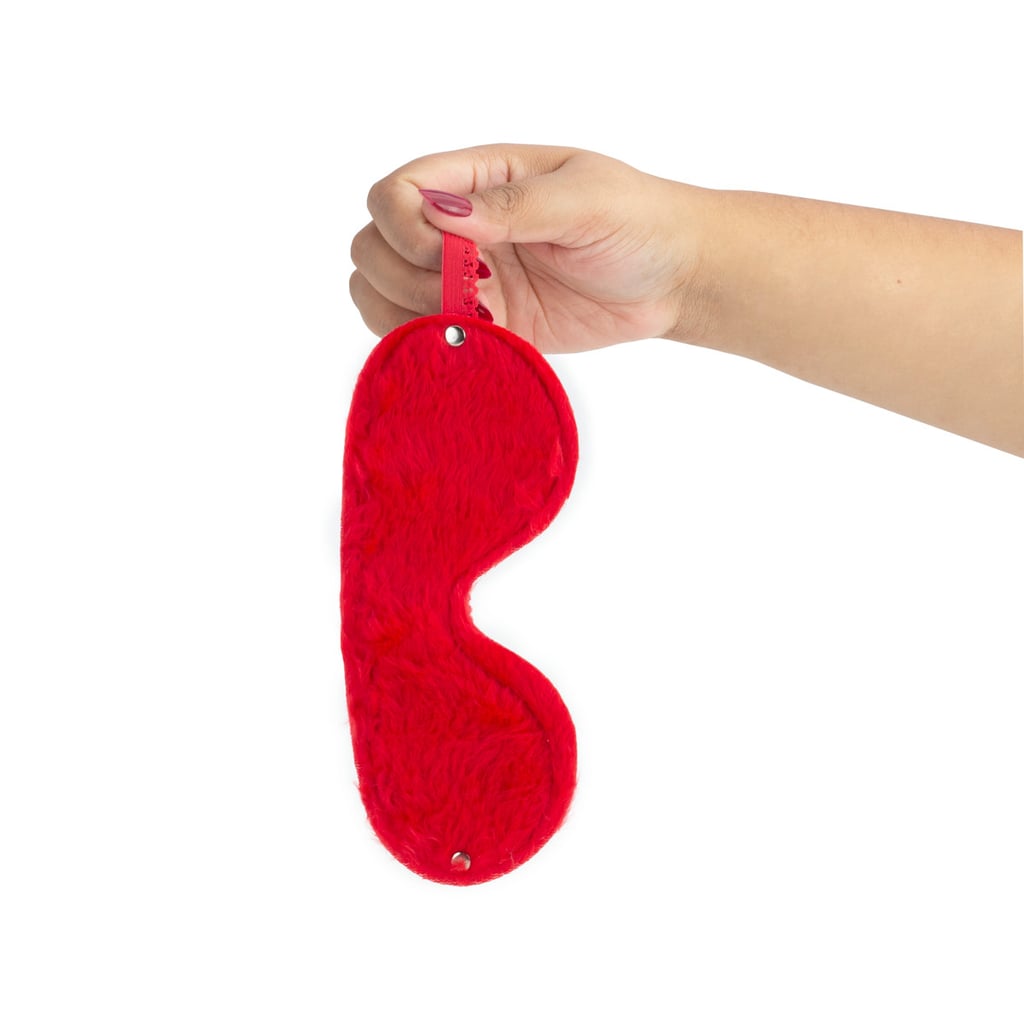 Máscara Para Olhos em Pelúcia - Brasil Fetiche | Tamanho Único | Cor: Vermelho - 4