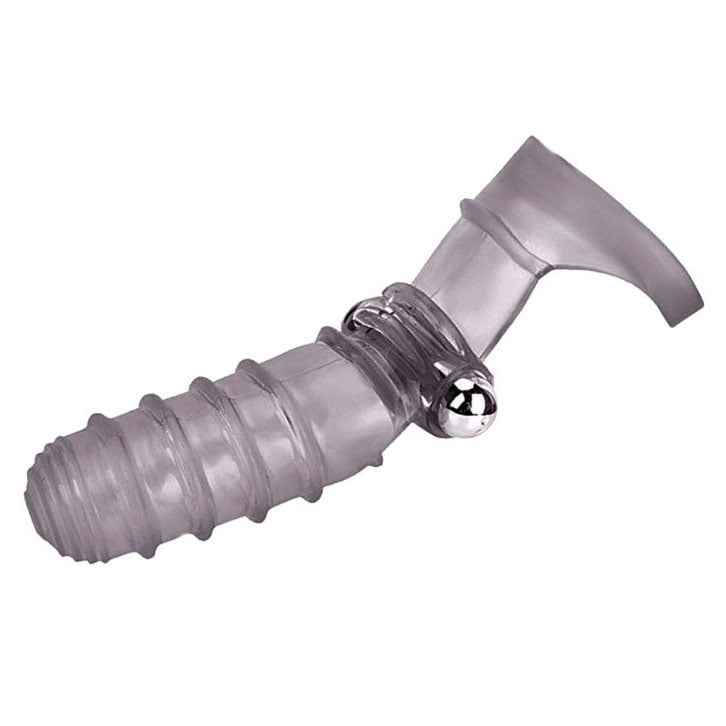 Capa para Dedos em TPR com Cápsula Vibratória e Pode Ser Usada Como Capa Peniana - 3R Import | 14 x 3,7 cm | Disponível em 2 Cores - 2