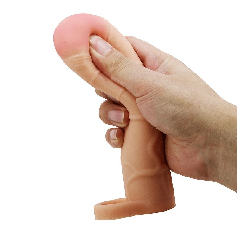 Capa Peniana com Anel Escrotal, Veias Salientes e Glande Preenchida - Pretty Love Bunion | 15 x 4 cm - 4