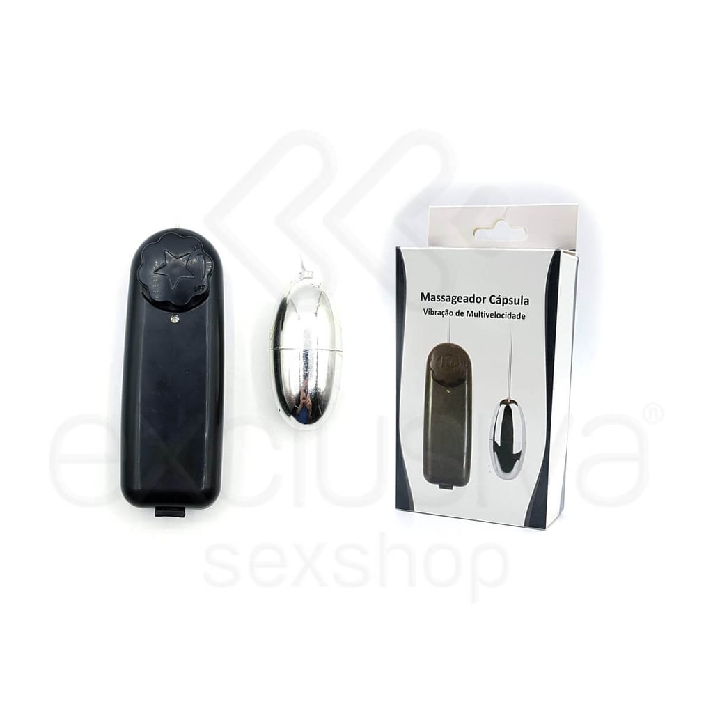 Cápsula Vibratória com Vibração Multivelocidade | Cor: Prata - 1