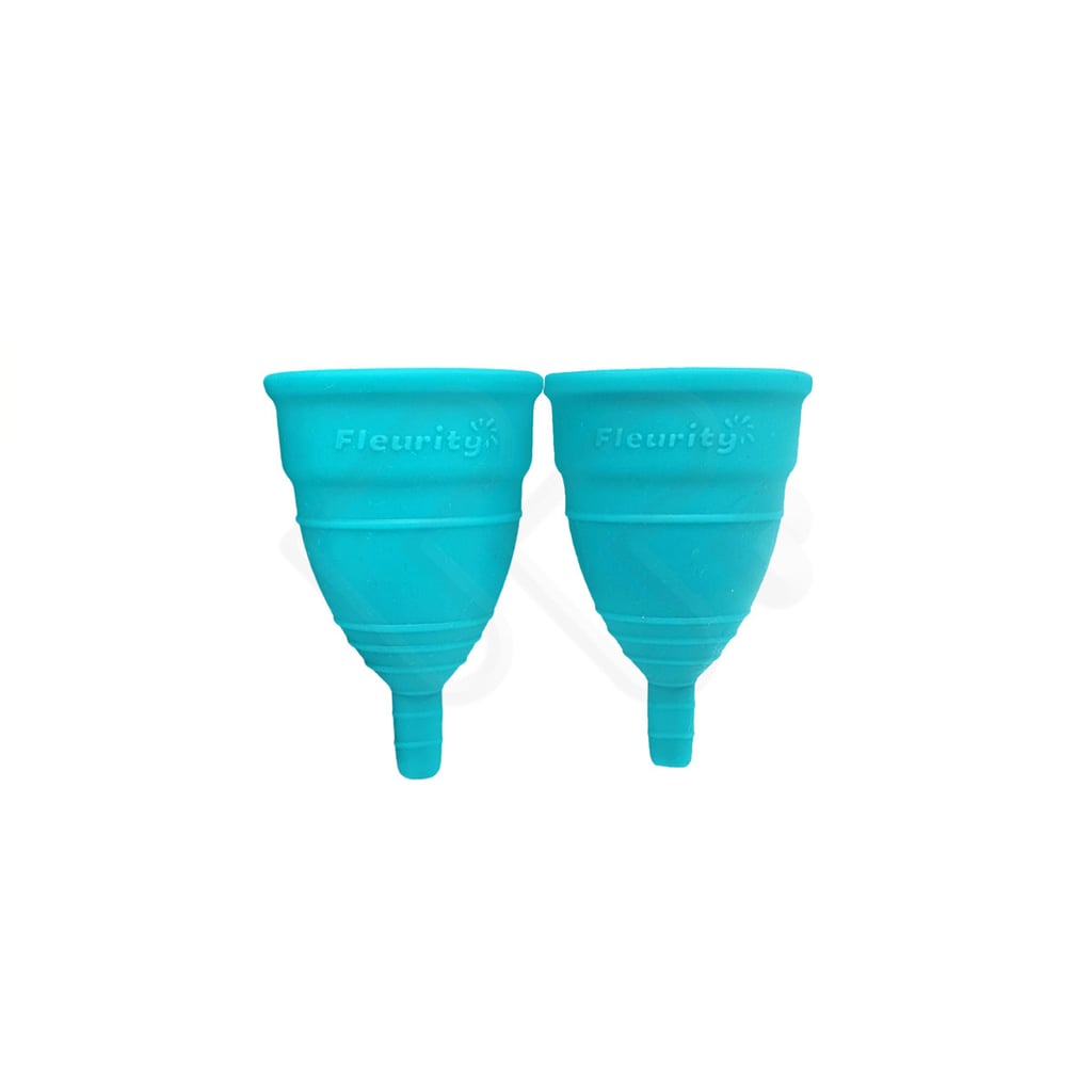 Coletor Menstrual Mini Reutilizável com 2 Unidades - Fleurity - 5,6 x 4 cm - 2