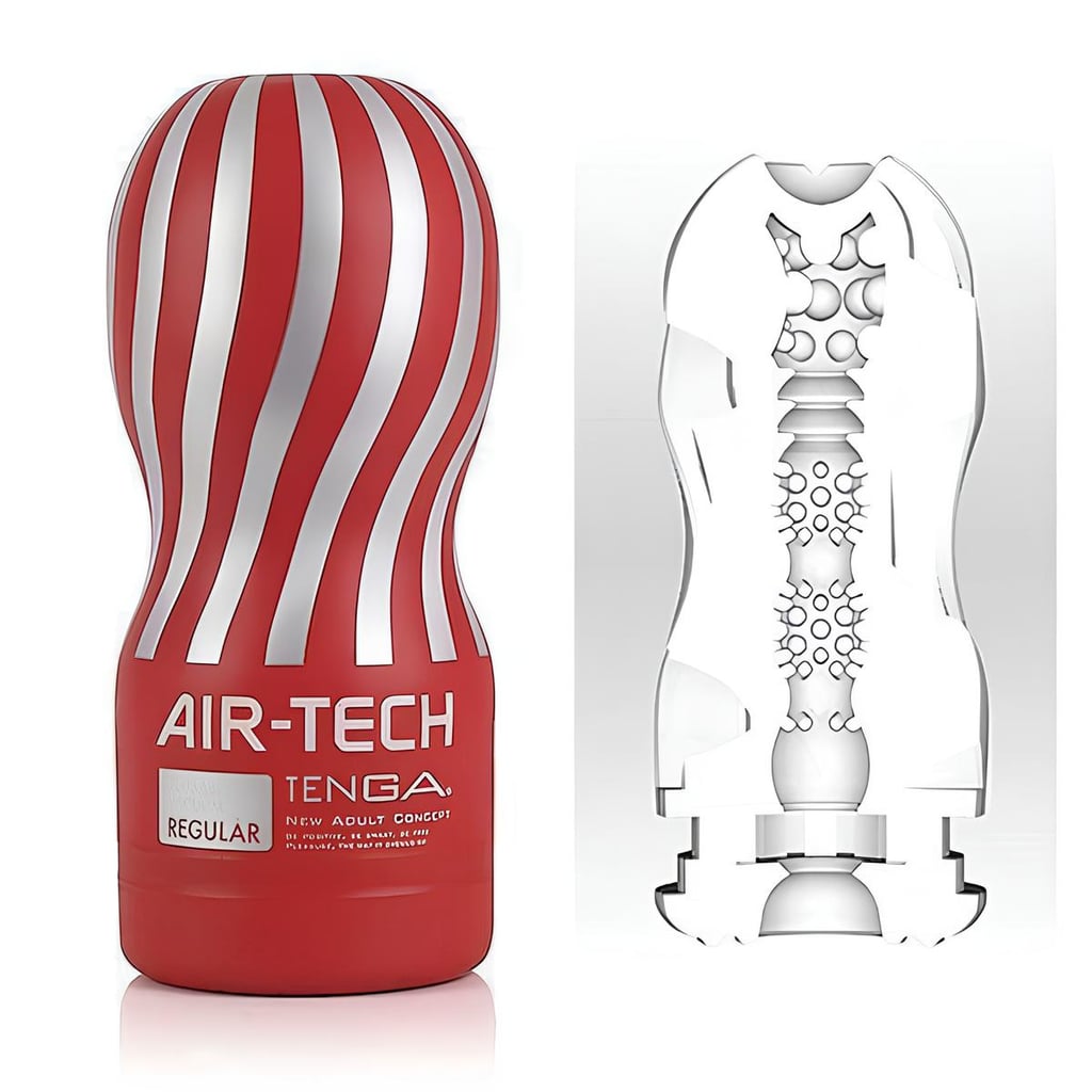 Copo Masturbador com Textura Interna Anelar - Tenga Air Cup VC Regular - 1