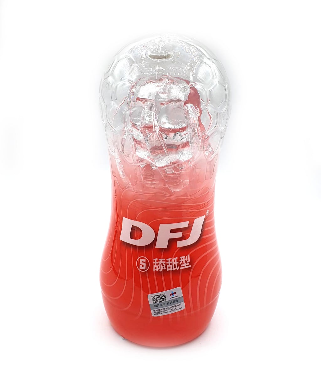 Copo Masturbador Com Textura Interna Geométrica - Love Nest Crystal | 18,5 x  7,5 cm - 2