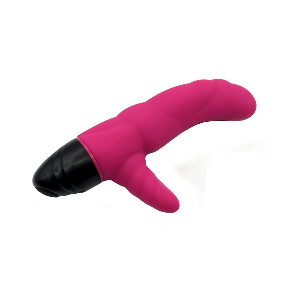 Cyclone Curved Profile Mini Rabbit Big Waves! - Vibrador de Ponto G com Estimulador de Clitóris e 8 Modos de Vibração - 9,3 x 3,3 cm - 2