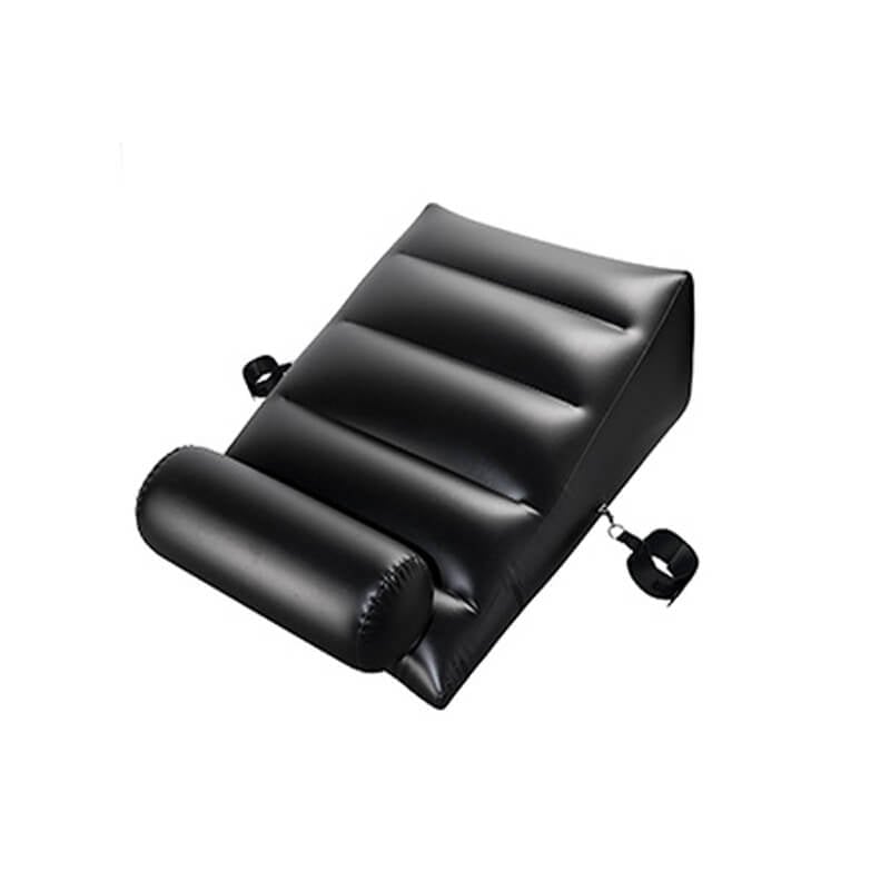 Dark Magic Love Cushion for Couples - Colchão e Almofada Inflável com Algemas para Imobilização em PVC - 95 x 60 cm - 2