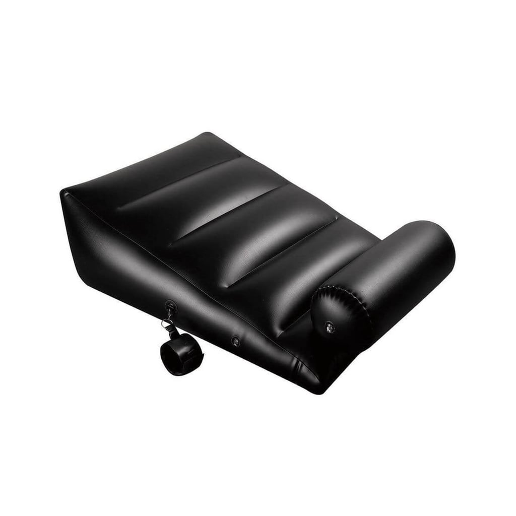 Dark Magic Love Cushion for Couples - Colchão e Almofada Inflável com Algemas para Imobilização em PVC - 95 x 60 cm - 4