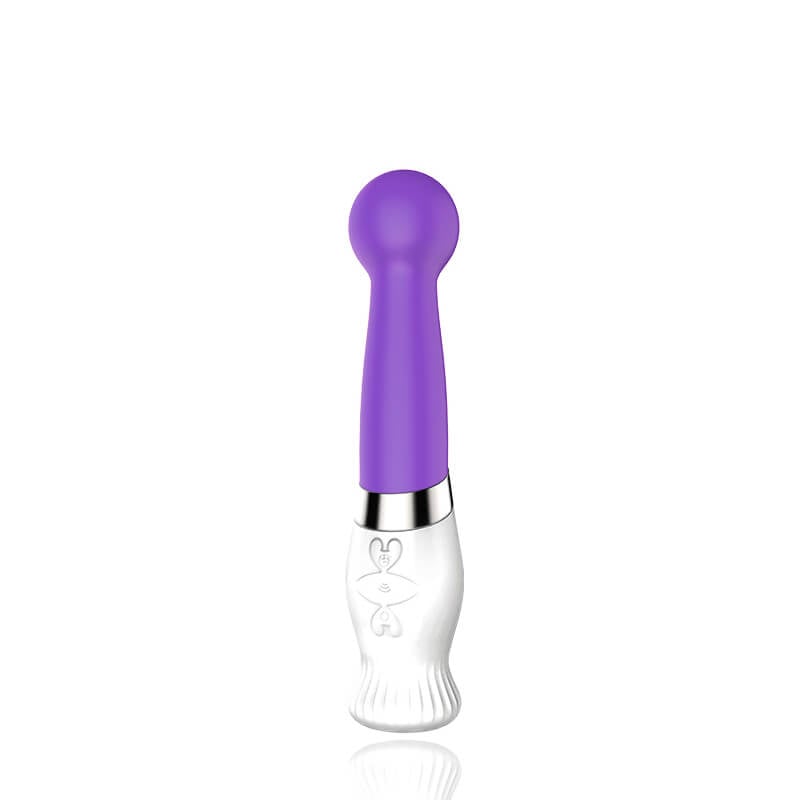 Dibe Linda - Vibrador Recarregável Estimulador de Ponto G com 6 Modos de Vibração - 22 x 4,5 cm | Cor: Roxo - 2