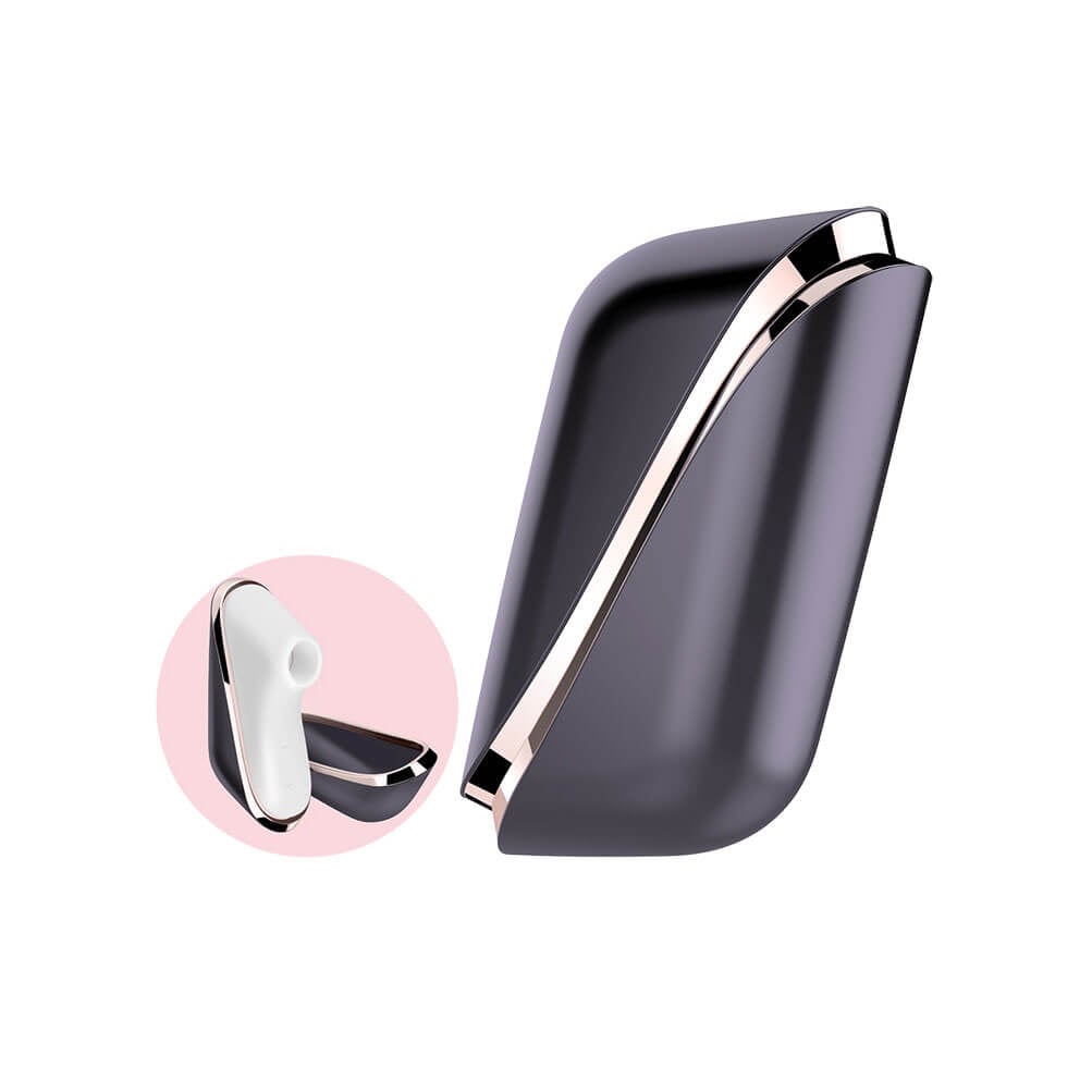 Estimulador Clitoriano Recarregável com 11 Níveis de Intensidade - Satisfyer PRO Traveler - 10 x 3,5 cm - 2