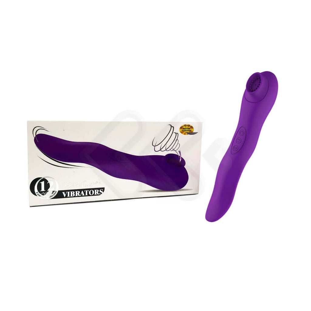 Estimulador de Clitóris com 12 Modos de Pulsação, 12 Movimentos de Língua e Carregamento via USB Magnético - Sexy Tongue Vibrators | Disponível em 2 Cores - 1