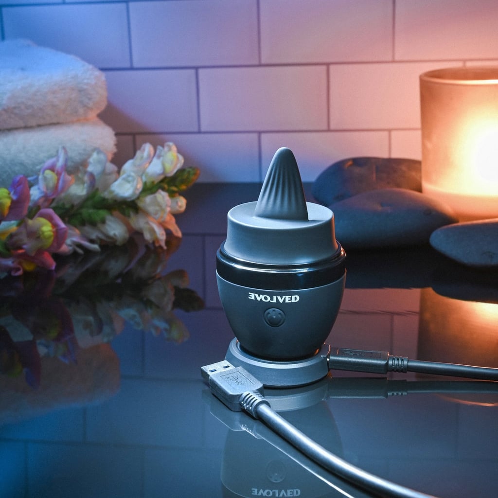 Estimulador de Clitóris com Língua Estimuladora em 10 Modos de Estimulação - Evolved Tongue Tied | 8,2 x 5,3 cm - 1