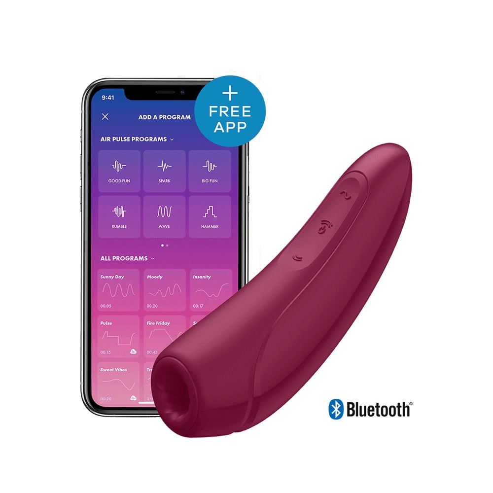 Estimulador de Clitóris, A Prova D'Água com Tecnologia de Pulsação do Ar e 11 Modos de Vibração - Satisfyer Curvy 1+ - 5