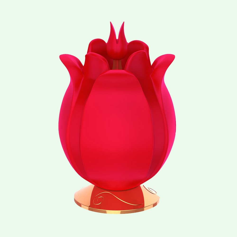 Estimulador de Clitóris Recarregável no Formato de Rosa com 10 Modos de Vibrações - Man Ting Hua | Disponível em 2 Cores - 2