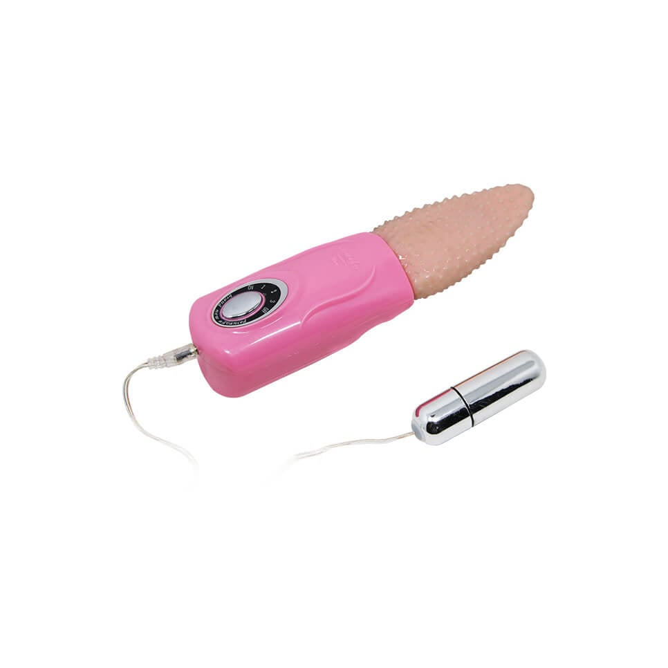 Estimulador em Forma de Língua com 3 Velocidades de Rotações e Cápsula Vibratória - Tongue Massager | 16,5 x 4,5 cm - 2